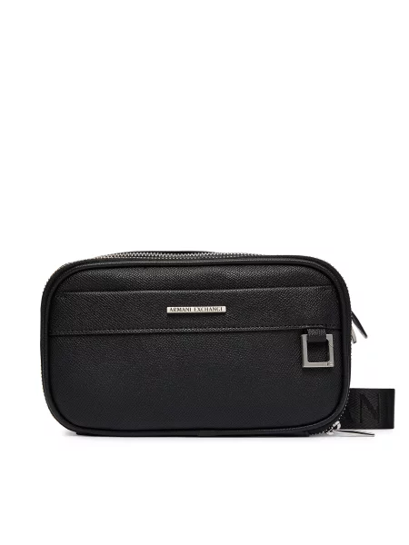 Плоска сумка Armani Exchange чорний