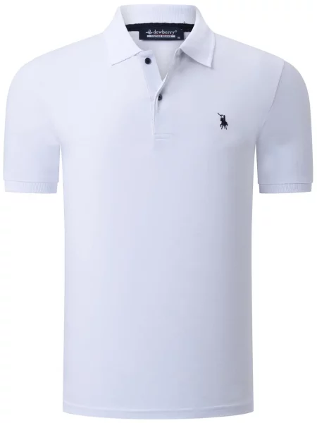 Tricou polo Dewberry alb