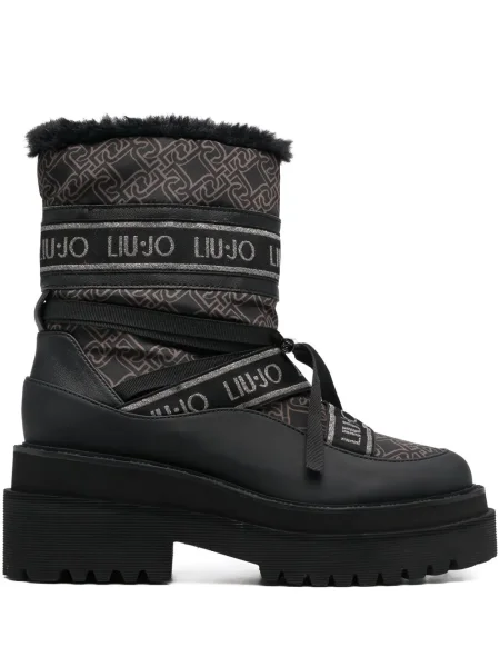 Cizme scurte Liu Jo cu imagine negru