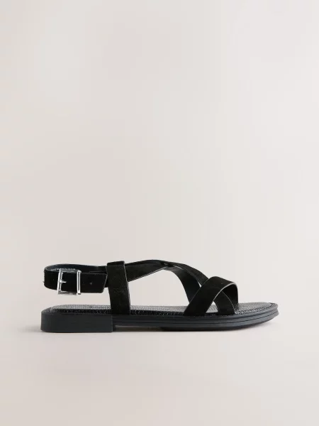 Next Pántos szandál Forever Comfort' fekete
