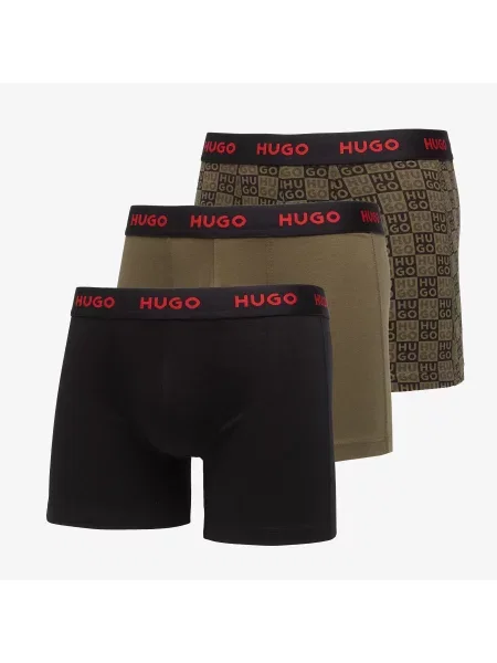 Bokserki Hugo Boss Boxer Brief Triplet Design Multicolor XL