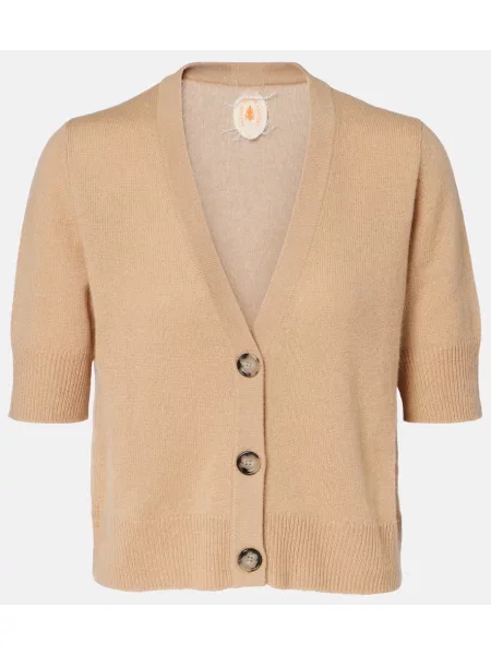 Kardigan Jardin Des Orangers od kašmira smeđa