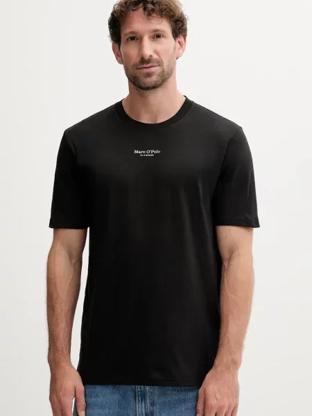 Kratka majica Marc O'Polo črna