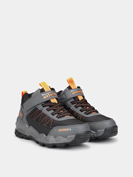 Детские ботинки Skechers серые