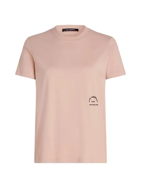 Karl Lagerfeld Tricou pastel roz