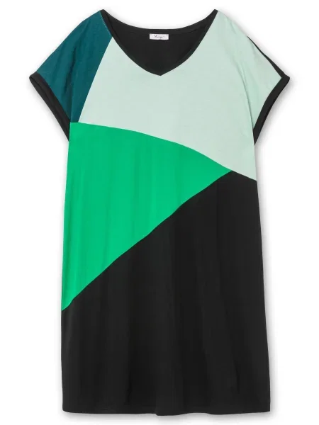 SHEEGO Rochie verde / verde petrol / verde pastel negru
