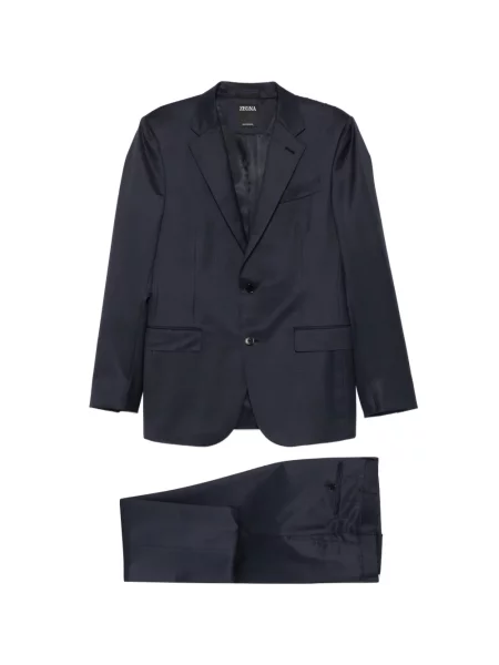 Oblek Zegna modrá