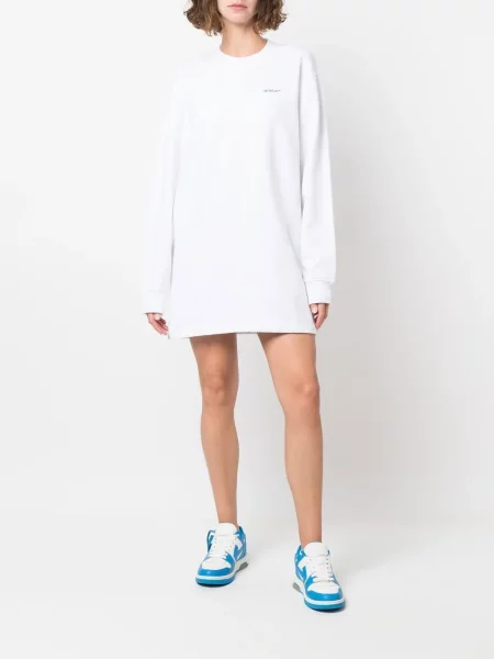 Šaty Off-white s potiskem
