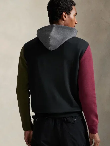 Свитер Polo Ralph Lauren с капюшоном черный