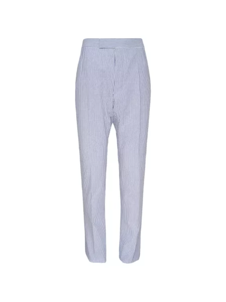 Pantaloni Thom Browne cu bretele alb