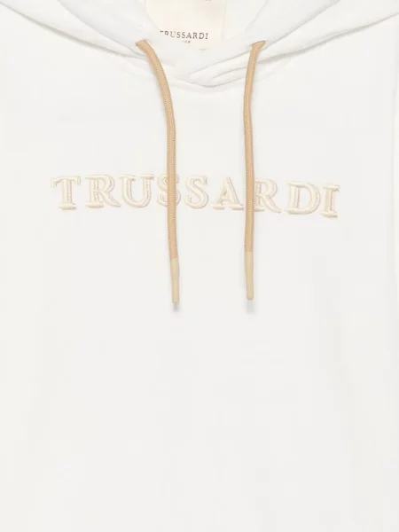 Bluza z kapturem dziecięca Trussardi biała