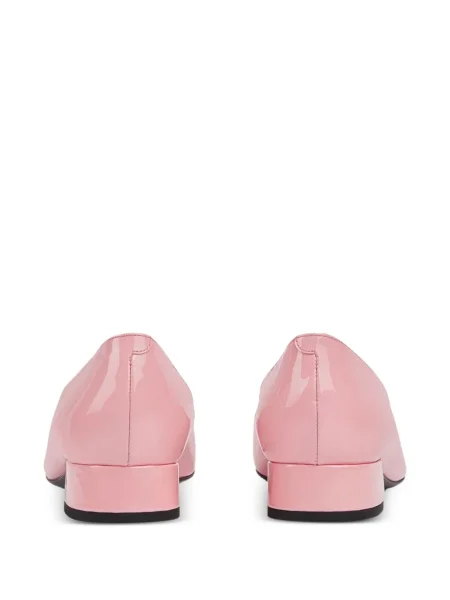 Pantofi cu toc Gucci fără toc roz
