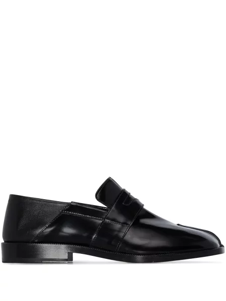 Pantofi loafer Maison Margiela din piele negru