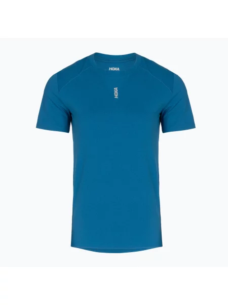Tricou de alergare pentru femei HOKA EveryRun Short Sleeve night glow blue albastru