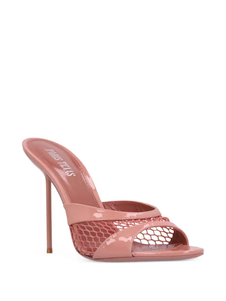 Papuci tip mules Paris Texas din piele roz