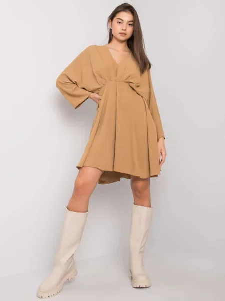 Rochie Fashionhunters de costum bej