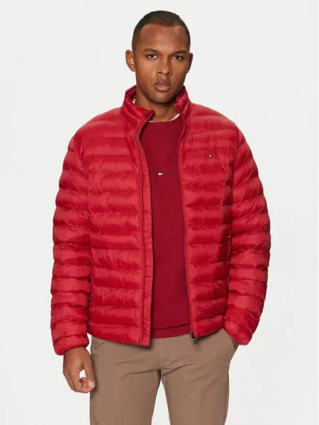 Átmeneti dzseki Tommy Hilfiger borvörös