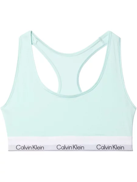 Bez podšívky bralet Calvin Klein Jeans zelená