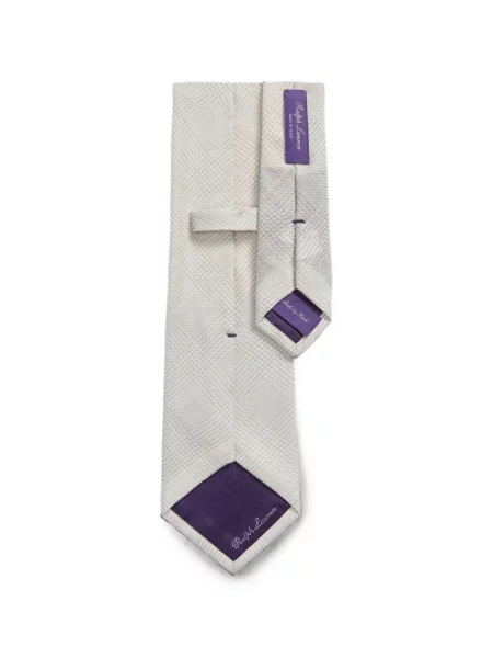 Καρό γραβάτα Ralph Lauren Purple Label μωβ