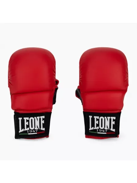Ръкавици за карате LEONE червени