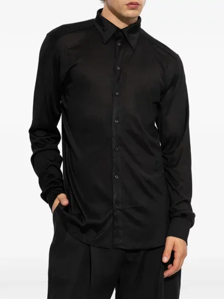 Lung cămașă Dolce & Gabbana negru