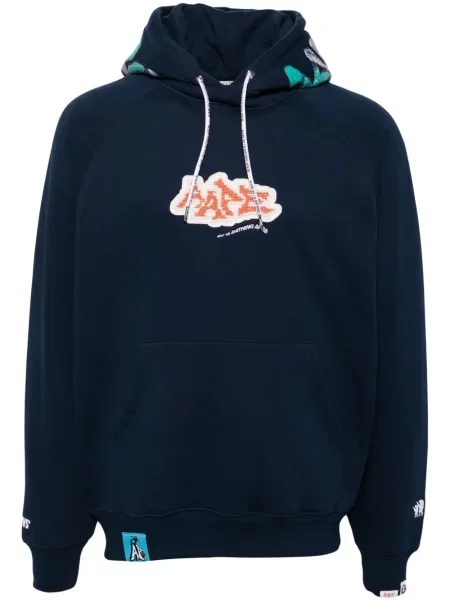 Hanorac cu glugă Aape By A Bathing Ape albastru