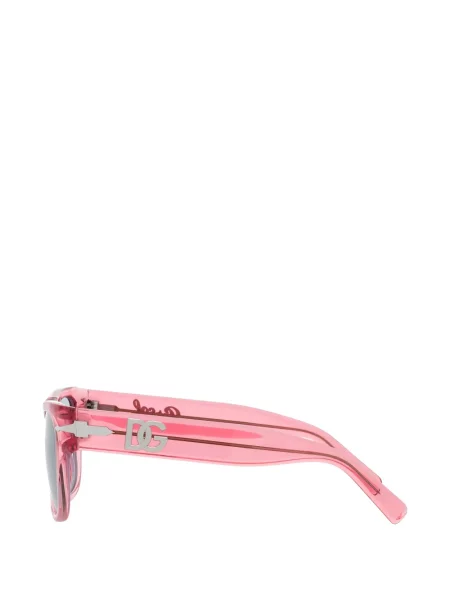 Ochelari de soare Dolce & Gabbana Eyewear cu autograf roz