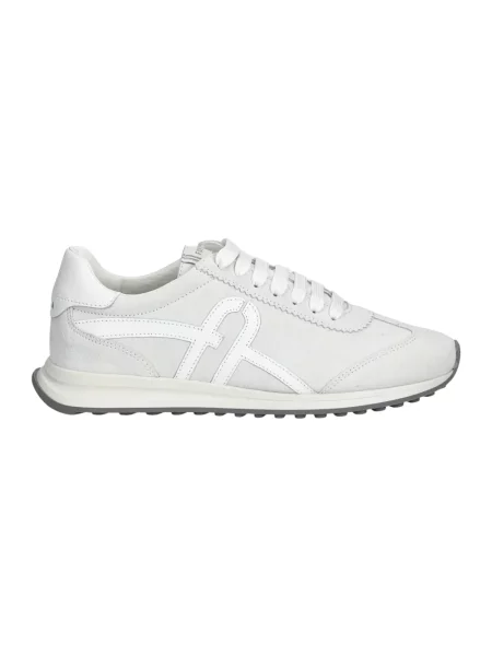 Sneakersy Furla zamszowe retro szare