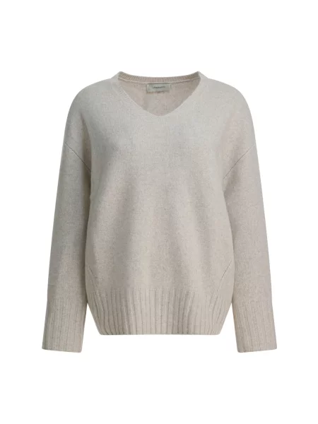 Sweter Umarmung wełniany szary