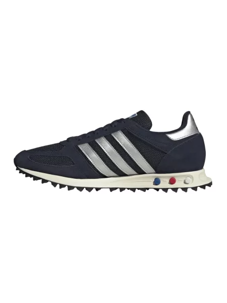 Sneakersy Adidas La Trainer skórzane niebieskie