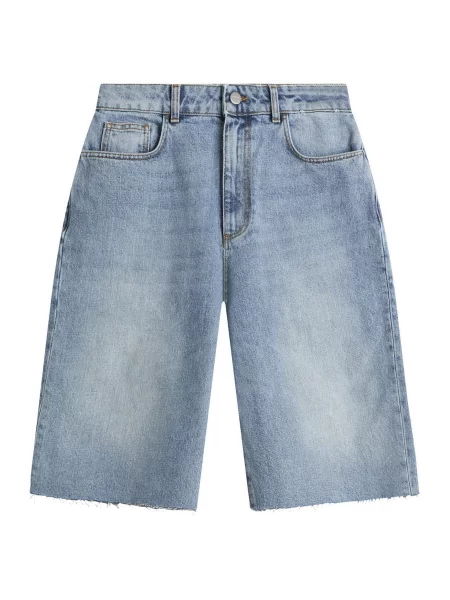 Szorty jeansowe Róhe klasyczne niebieskie