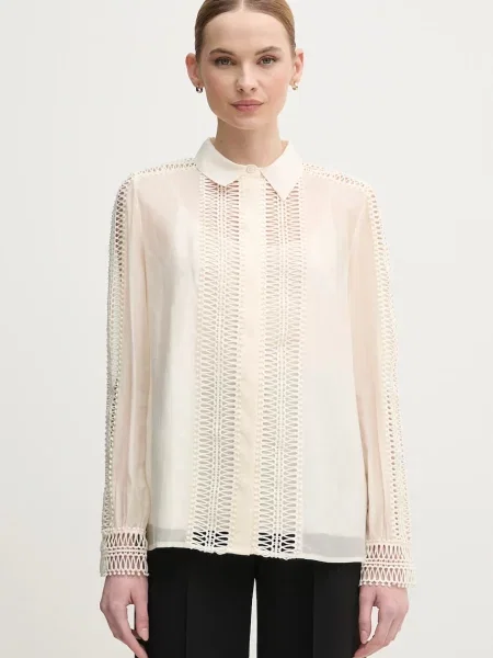 Marc Aurel camasa femei cu guler clasic regular bej