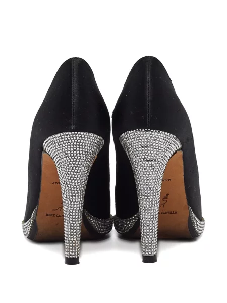 Kamínky lodičky René Caovilla na platformě černé