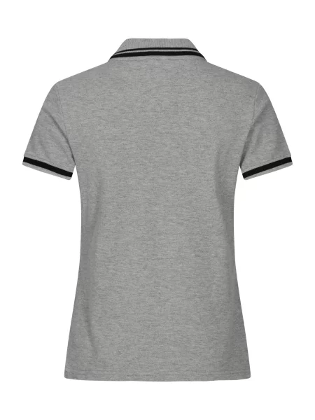 Clique Polo Astoria – Grey Melange szara