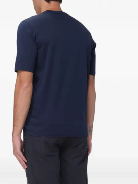 Tricou Xc cu decolteu rotund albastru