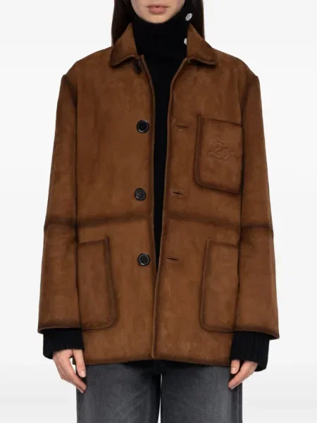 Велурено яке Zadig&voltaire кафяво