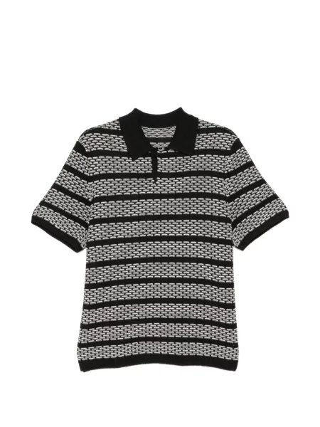 Tricou Croquis tricotate negru