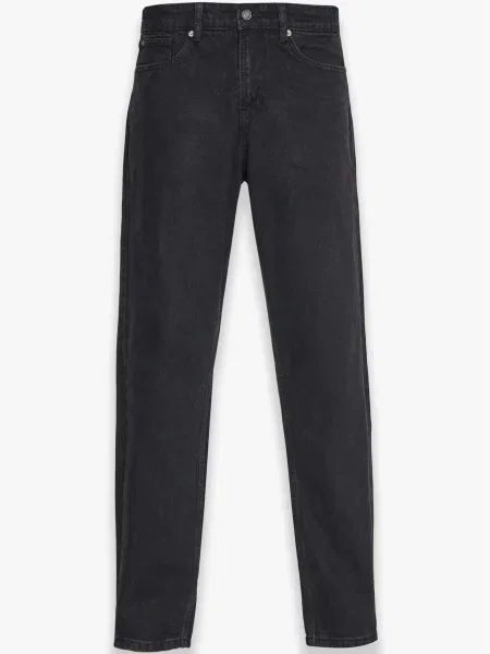 Dropsize Jeans denim negru