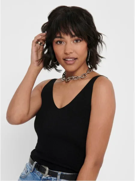 Top Jacqueline De Yong negru