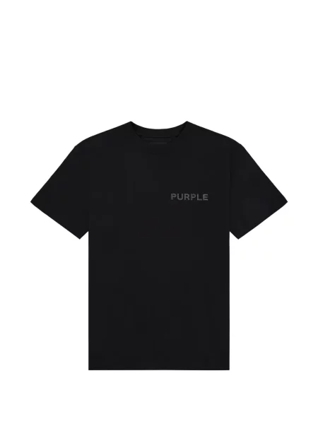 Tricou Purple Brand cu tepi negru