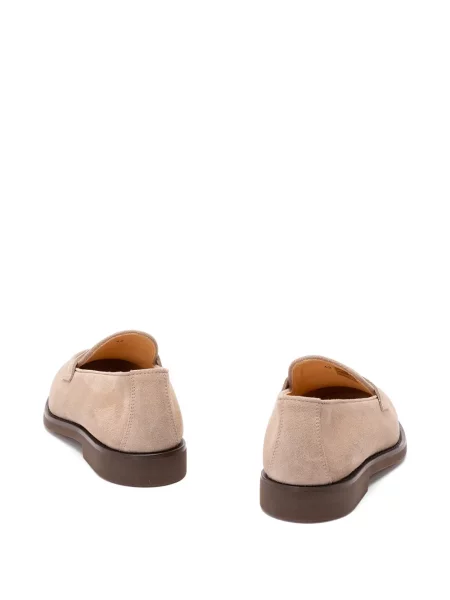 Pantofi loafer Brunello Cucinelli din piele de căprioară