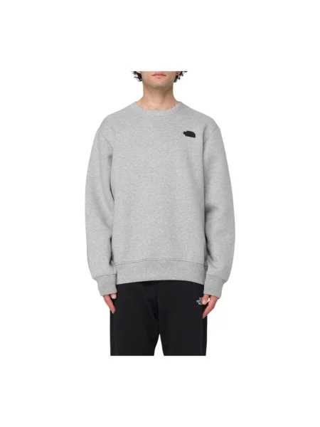 The North Face bluza Crew Neck Sweatshirt szara
