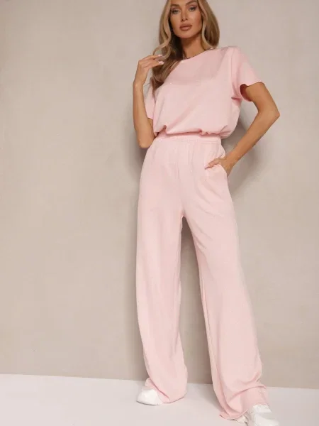 Pantaloni Zeleria roz