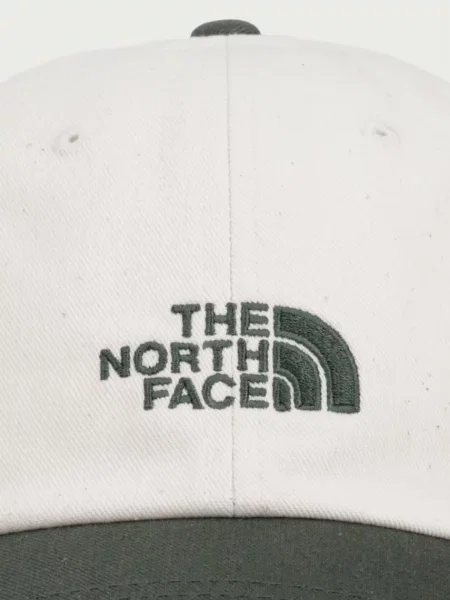 The North Face baseball kapa z bombažem Norm bež