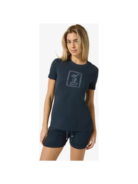 Koszulka SUPER.NATURAL W Palm Island Bio J Tee niebieska