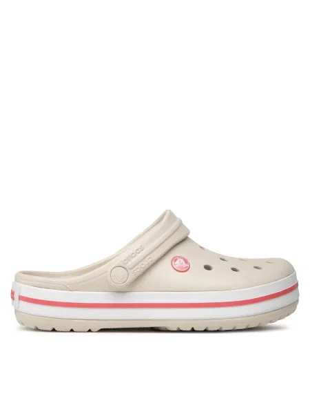 Papuci Crocs bej