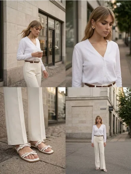 Класичний кардиган на ґудзиках білий