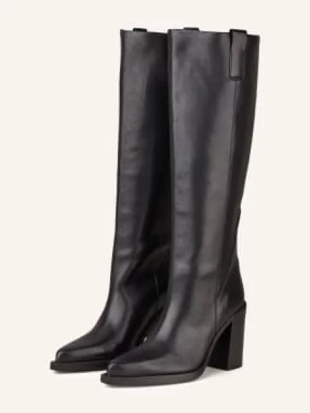 Bronx Kozačky Mya-Mae černá