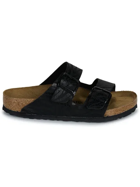 Pantofi Birkenstock cu model zebră negru