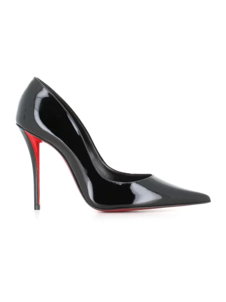 Czółenka Christian Louboutin skórzana czarna
